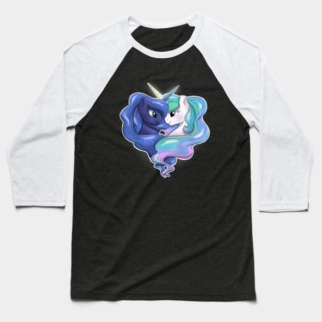 The Royal Sisters Baseball T-Shirt by Bratzoid